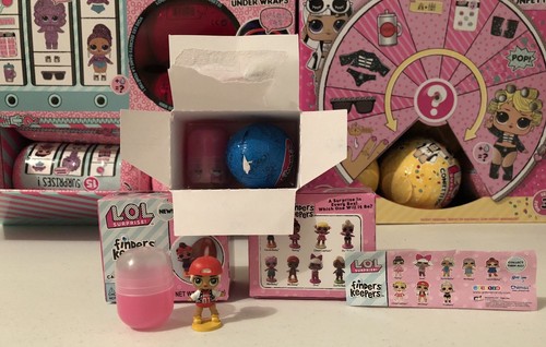 6 LOL Surprise Dolls Finders Keepers Chocolate Mini Series Wave 1 2 3 4 Glitter