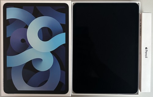 【美品】iPad Air 464GBWi-Fiモデル&Apple Pencil Apple iPad Air 4th Generation, 64GB, Wi-Fi + Cellular- Sky
