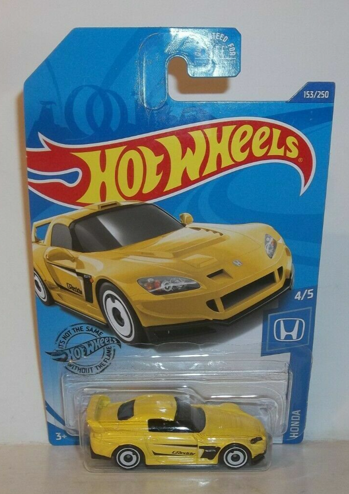 2020 HOT WHEELS 1:64 HW HONDA 4/5 YELLOW HONDA S2000 #153