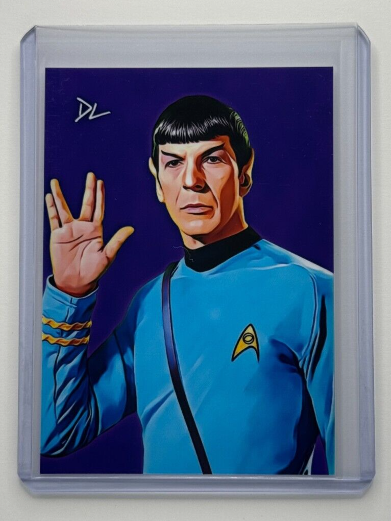 Spock Limited Edition Artist Signed “Star Trek” Trading Card Spock Limited Edition Artist Signed “Star Trek” Trading Card