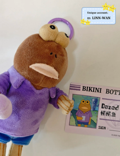 GENUINE BIKINI BOTTOM BUDDIES SERIES CONFIRMED PLUSH PENDANT