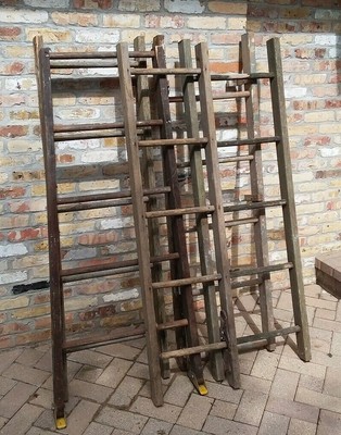 wooden ladder ladders