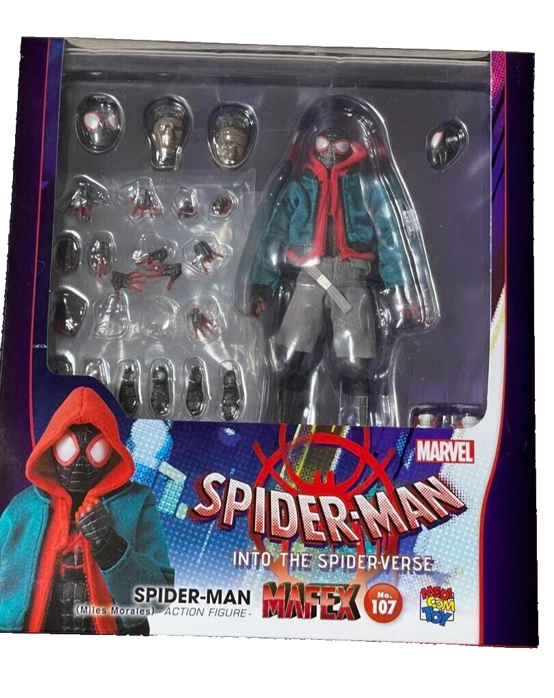MAFEX　NO　107 SPIDER-MAN マイルスモラレス マフェックス MAFEX No. 107 Spider-Man Into The Spider-Verse Miles Morales