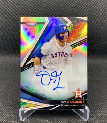 2022 Bowman's Best Drew Gilbert Rookie Refractor On Card Autograph Auto Mets