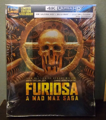 Furiosa: A Mad Max Saga Limited Ed. 4K Steelbook Edition 4K UHD/Blu-ray/Digital