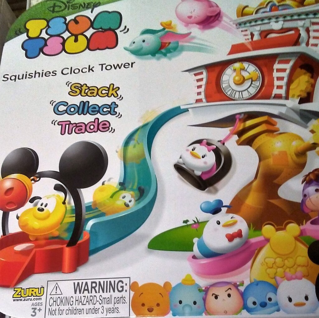 Disney Tsum Tsum Squishies Clock Tower Playset 2025 www
