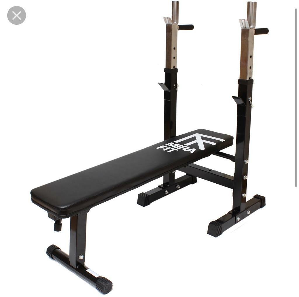 Folding Weight Bench With Bench Press Rack In Edinburgh City