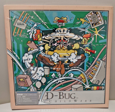 D-Bug by Eletronic Arts; Atari 400/800/XL/XE; Disk 48K; Original Factory Sealed