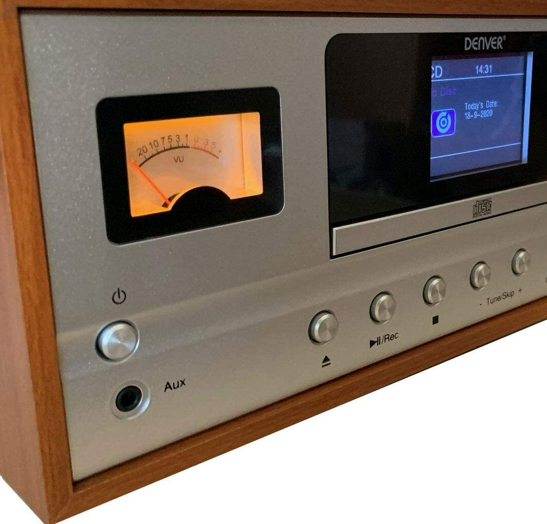 Record Player HiFi CD Player DAB+ Bluetooth System Colour Screen