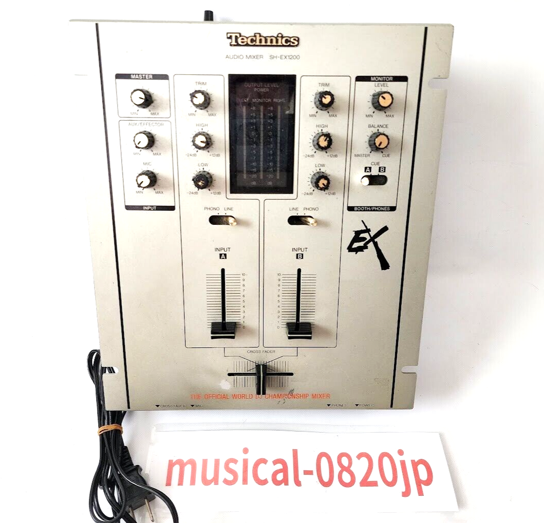 Technics SH-EX1200 Silver DJ Mixer DMC | eBay Technics SH-EX1200 Silver DJ Mixer DMC | eBay