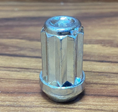 ONE Replacement Binecc Zinc M12 x 1.25'' 10-Spline Lug Nut Chrome