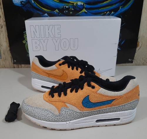 Nike Air Max 1 X Nike By You Safari Print Atmos Sz 13 | eBay