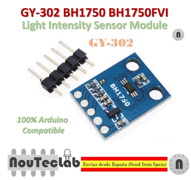 Gy-302 Bh1750 Bh1750fvi Light Intensity Illumination Module