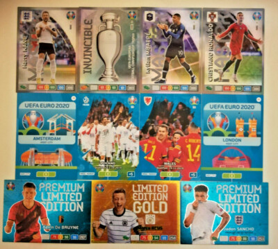 PANINI ADRENALYN XL EURO 2020 LIMITED EDITION + MASTER RARE + HOST CITIES