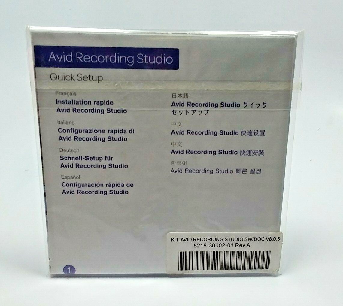 Genuine OEM Avid Pro Tools SE Version 8.0.3 Software / Loops / Samples / Effects