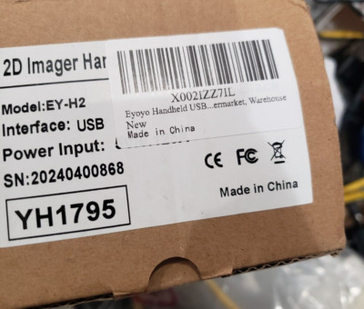 Eyoyo EY-H2 Handheld Long USB 2D IMAGER Barcode Scanner