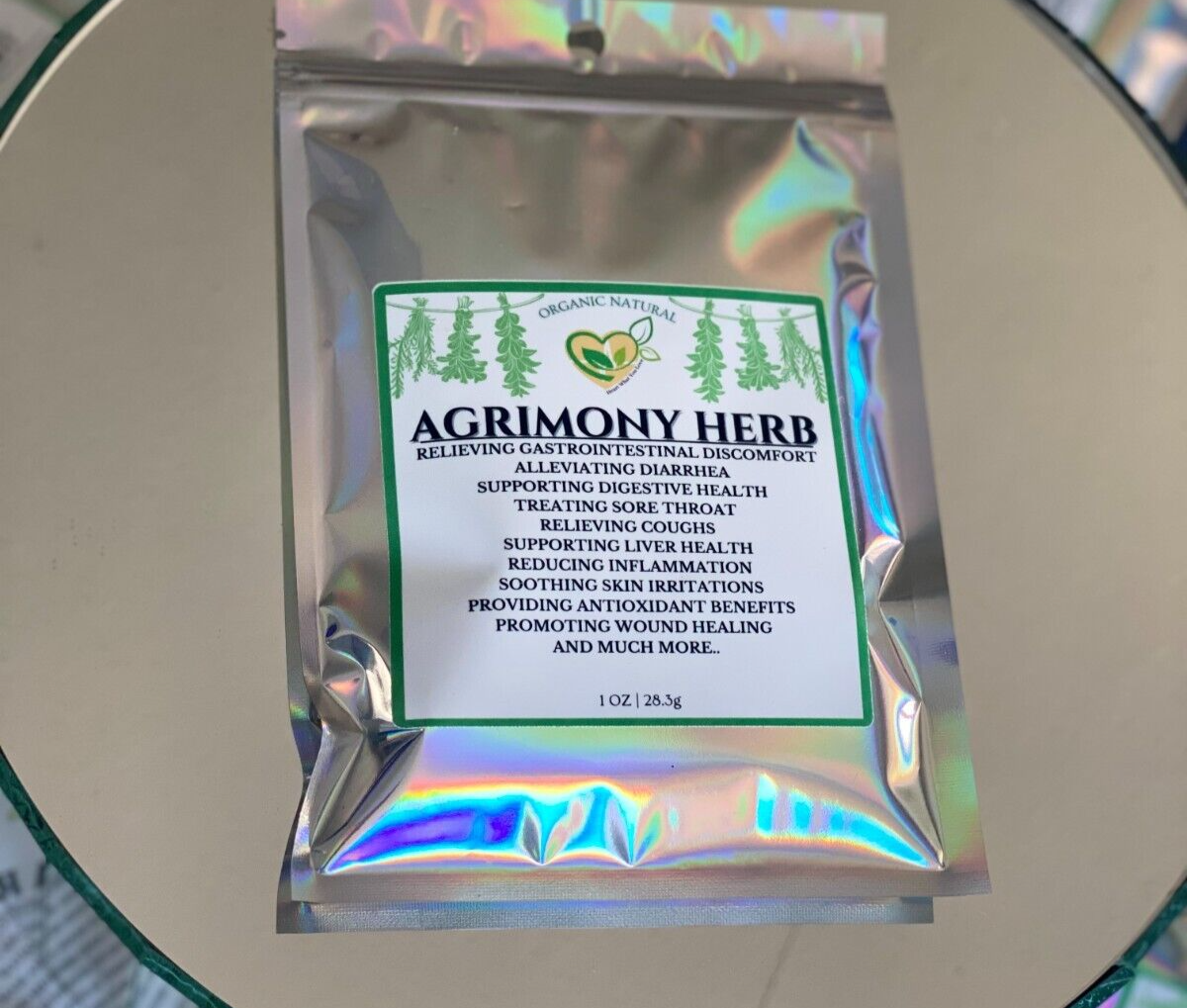 Organic Agrimony Herb & Powder Leaf | Whole Herb 1oz/4oz/8oz Natural Detox
