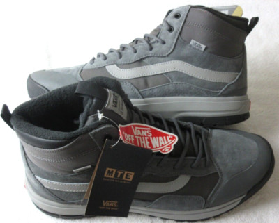 Vans Men's UltraRange Exo Hi MTE-1 All Weather Boots Pewter Grey Black Size 9