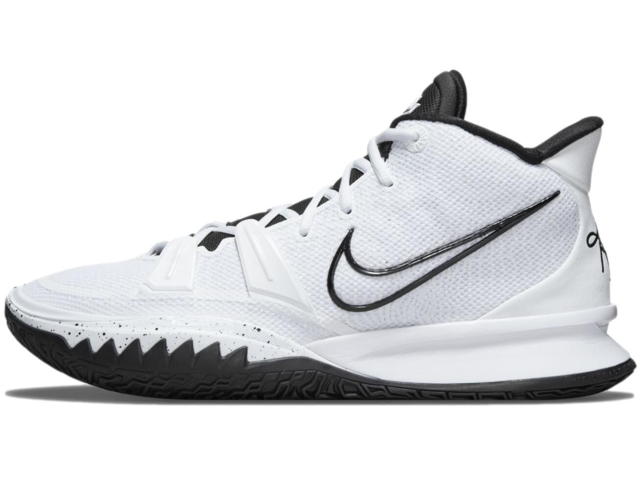 

Мужские баскетбольные кроссовки Nike Kyrie 7 TB Promo White Black DM5042-100 sz 13 Ирвинг, Белый, Nike Kyrie 7