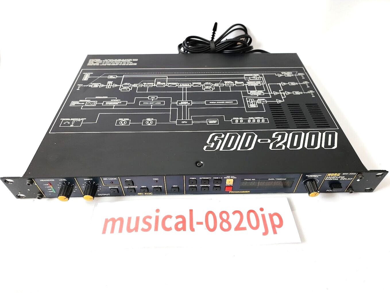 KORG SDD-2000 サンプリングデジタルディレイ KORG SDD2000 サンプリング・ディレイ｜中古楽器 山陽電子商会