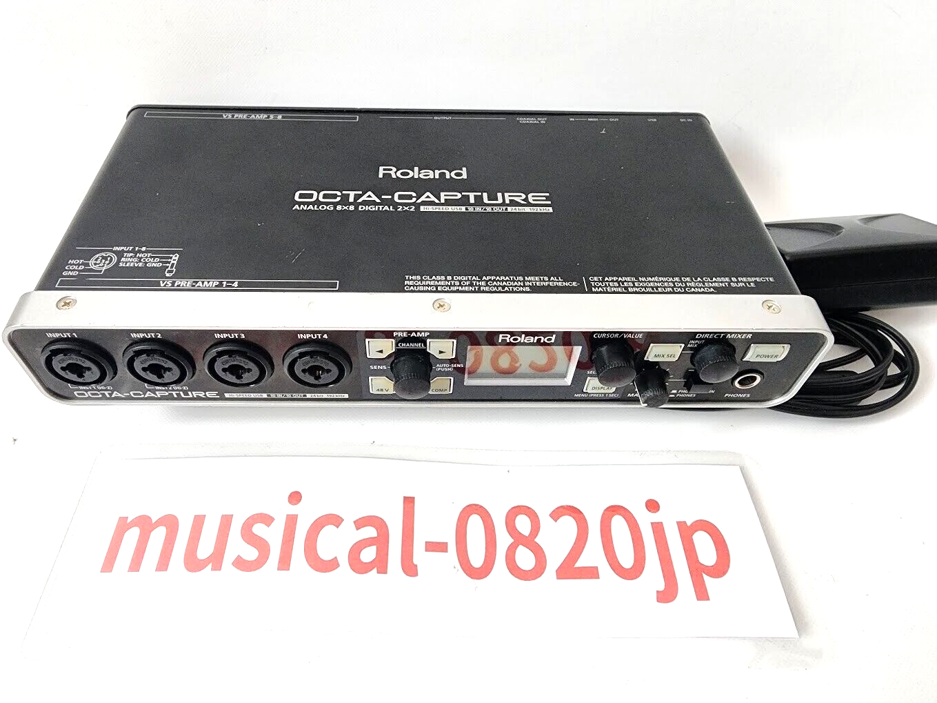【徐々に値下げ】美品 OCTA-CAPTURE Roland UA-1010 Roland OCTA-CAPTURE UA-1010