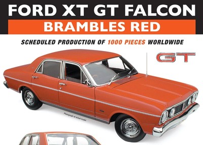 New 1:18 FORD XT GT FALCON   BRAMBLES RED