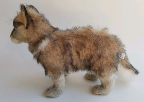 Hansa Plush Dog Husky Shepard Wolf Mix Stuffed Animal 13