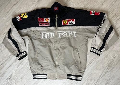 Ferrari F1ジャケット M 黒 Ferrari F1 Vintage PUMA Racing Jacket – FULL BLACK – Enzo