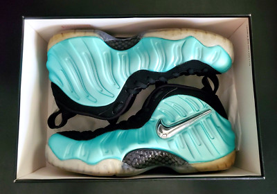Men's Nike 2017 Air Foamposite Pro Island Green  624041 303 Size 10