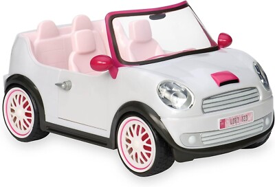 Lori Doll Go Everywhere Convertible Car with working AM/FM radio function. NEW