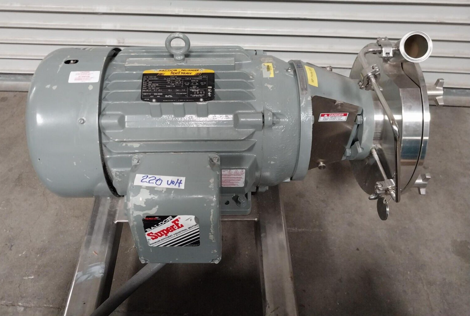 FRISTAM FPR752-220 Pump With 30 HP Baldor Motor