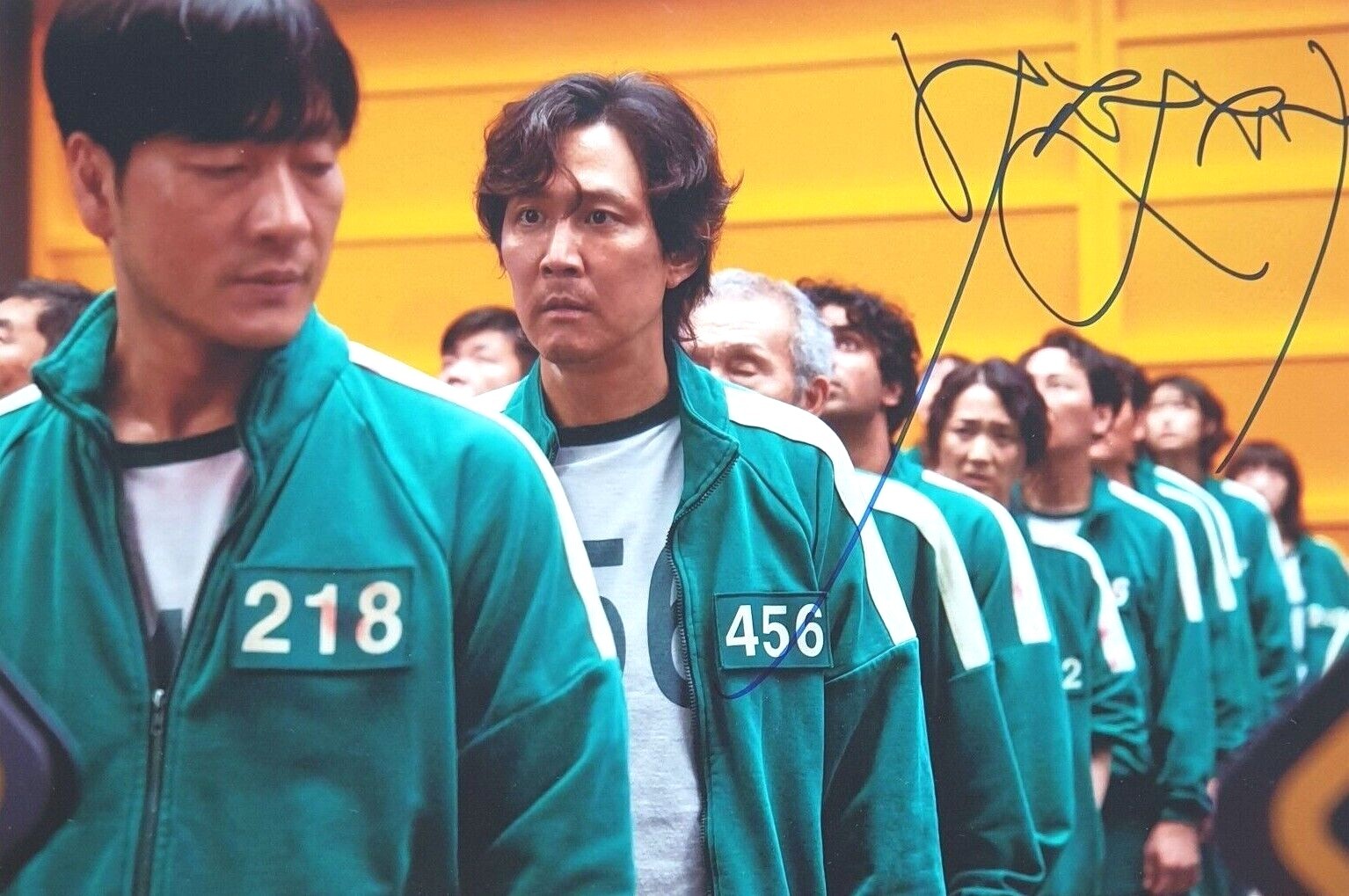Lee Jung Jae直筆サイン入り写真 当選通知書付き イ・ジョンジェ直筆サイン入り写真当選書付