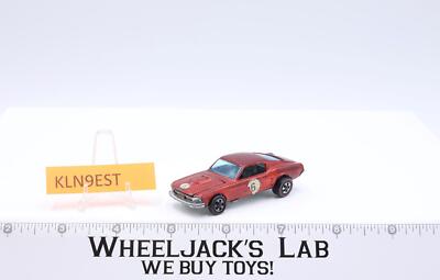 Custom Mustang Red 1967 Redline Hot Wheels Mattel Vintage RL