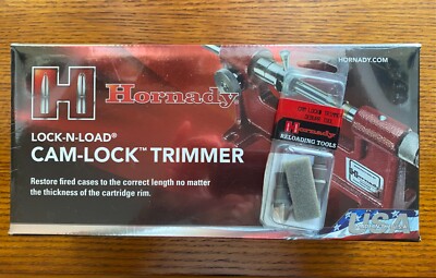 Hornady Lock-N-Load Cam Lock Case Trimmer Kit, With Deburring/Chamfering Tools
