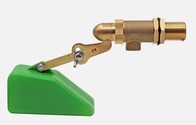 1/2 Inch Brass Valve with Plastic Float Water Float Valve with Adjustable