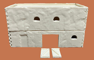 Adobe Mud Brick Style Barn Stable Building 15mm 20mm 1:72 Scale