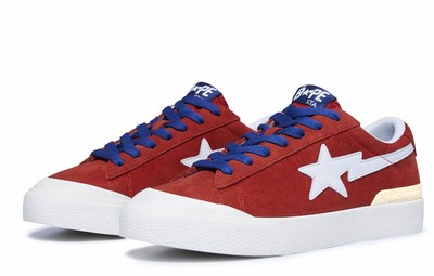 A Bathing Ape BAPE ''Mad Sta #1'' Red 1I70-191-013 Size 13 NEW