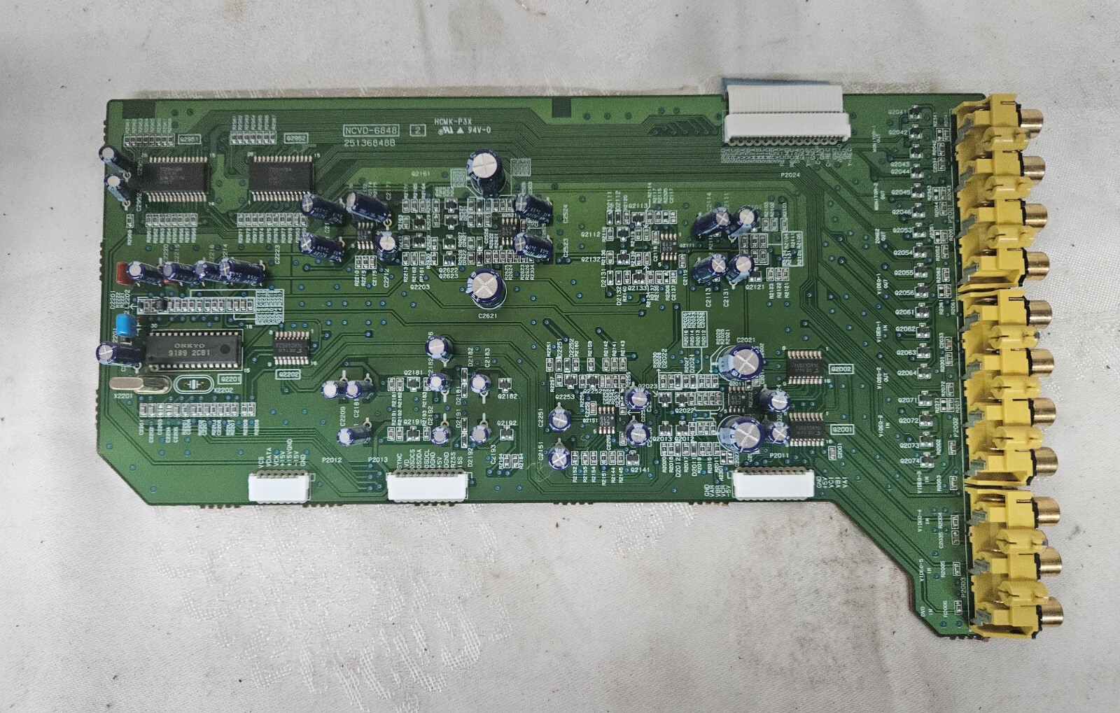 ONKYO TX-DS989 ver2 AV Receiver VIDEO Input Terminal PCB