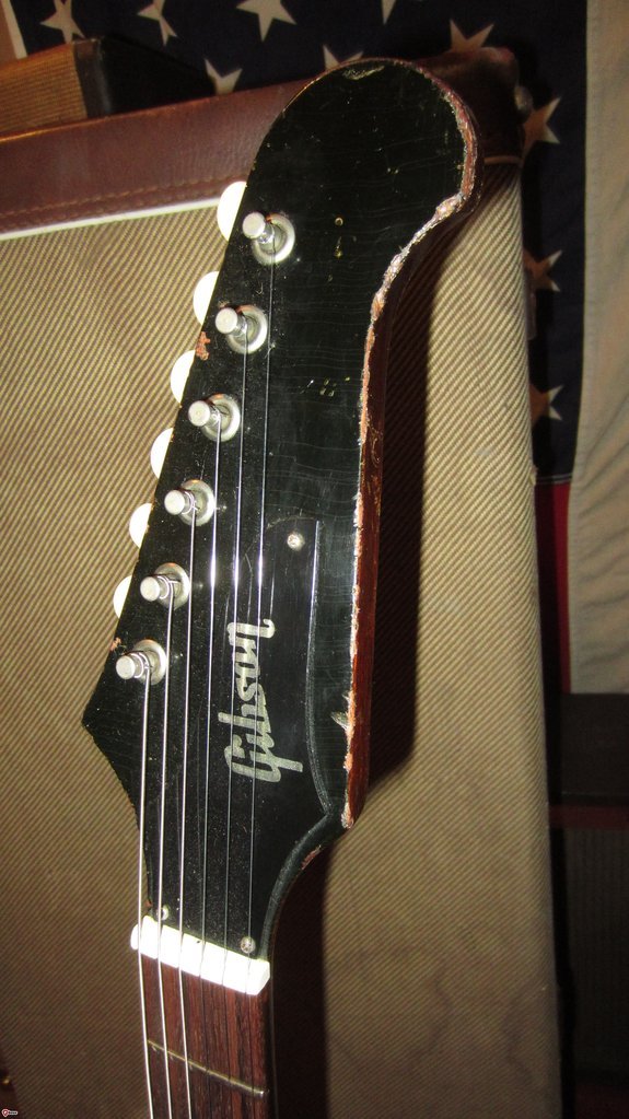 Vintage 1965 Gibson Firebird III Electric Guitar 3 P-90's Non Reverse w/ Case