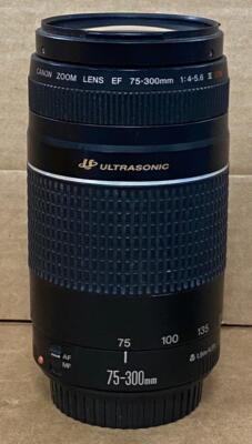 CANON EF 75-300mm f/4-5.6 III USM ZOOM LENS- USED. | eBay