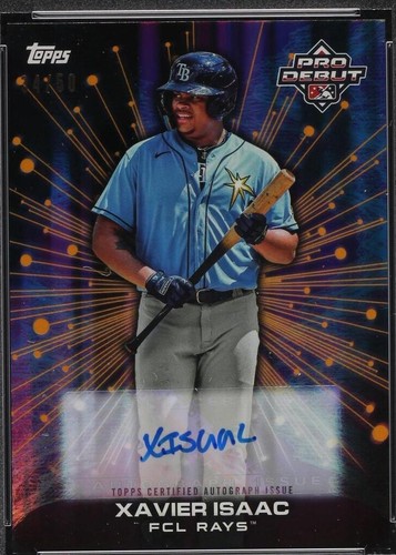 ゼイビア・アイザック Xavier Isaac 2023 Topps Pro Debut Chrome Refractor 39/99 PDC