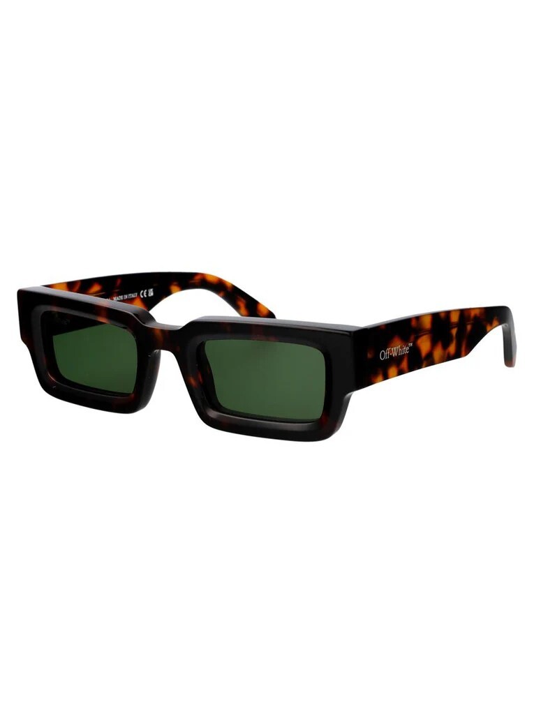 Pre-owned Off-white Lecce Rectangular Sunglasses 100% Authentic Brand In Black