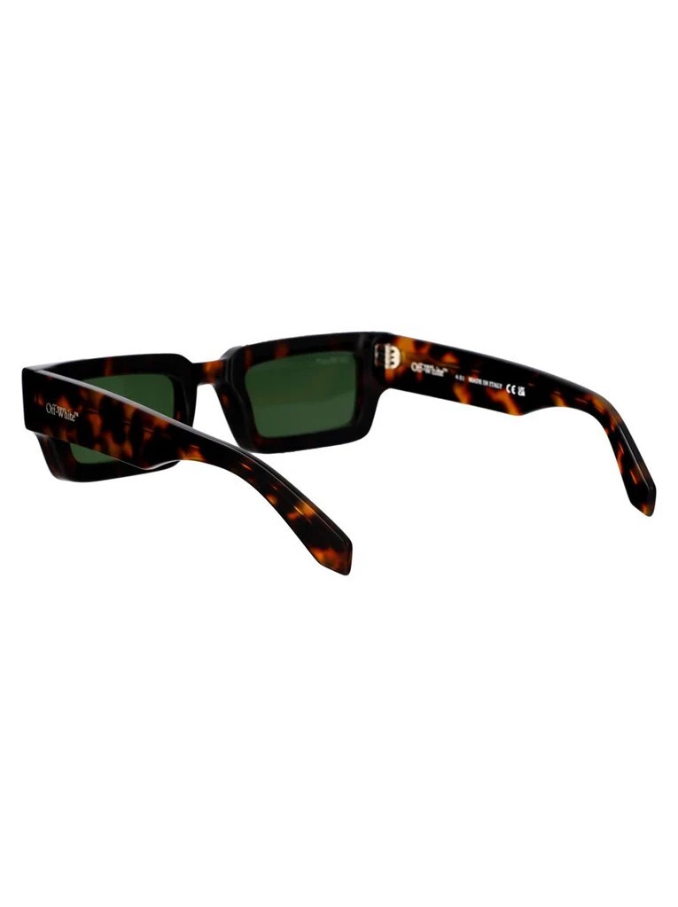 Pre-owned Off-white Lecce Rectangular Sunglasses 100% Authentic Brand In Black