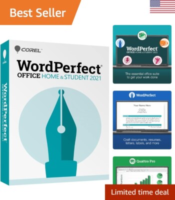 All-in-One Word Processor, Spreadsheet Software & Presentation Suite [PC Disc]