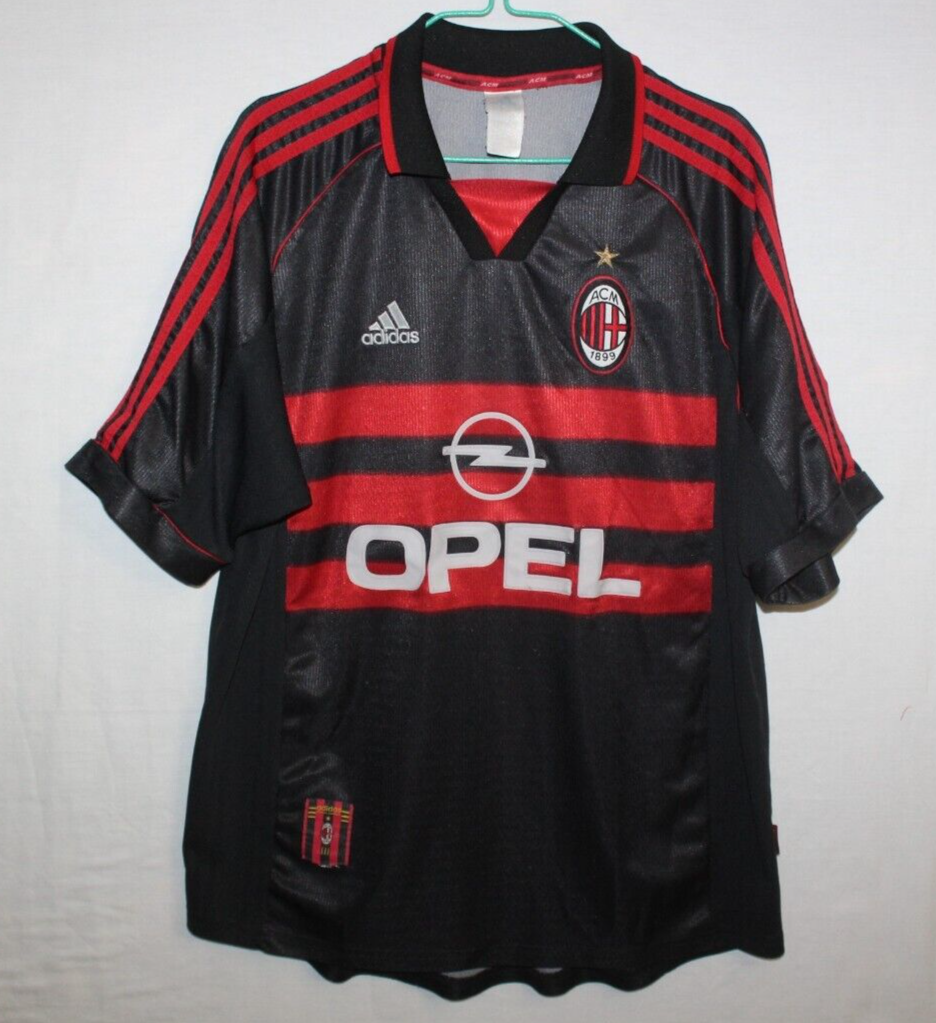 AC Milan Third 1998/1999 Adidas Vintage Retro Soccer Shirt