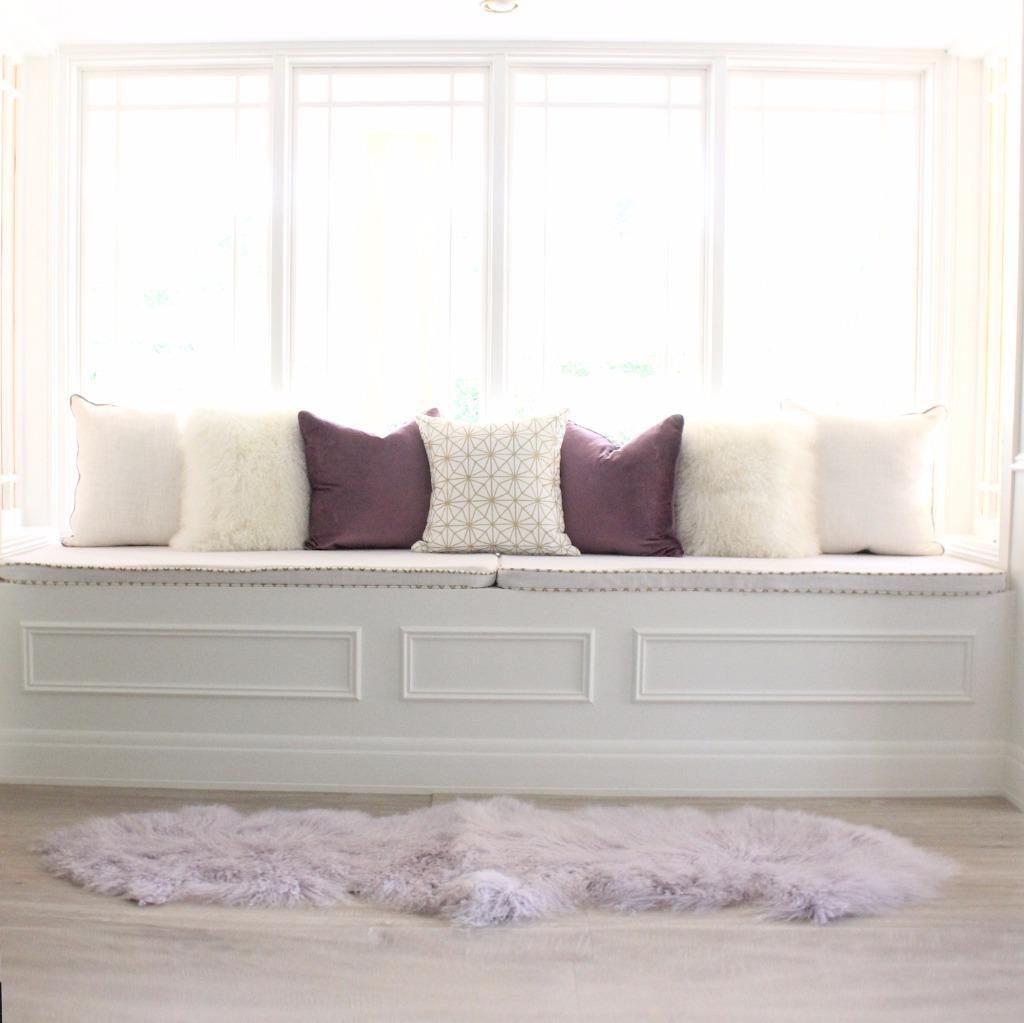 sheepskin rug nursery