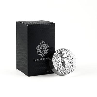 5 x 5oz Silver STACKER ROUNDS by Scottsdale Mint - 25oz .999 Silver #A319