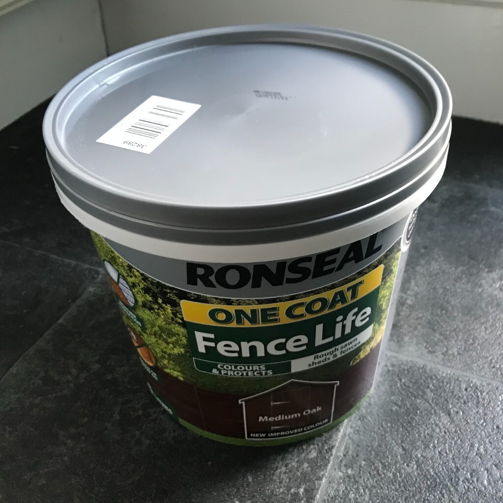 RONSEAL One Coat Fence Life (Medium Oak) in Hackney, London Gumtree