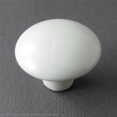 Berenson Almond Ceramic Cabinet Knob Drawer Pull, Round Traditional 2881-538