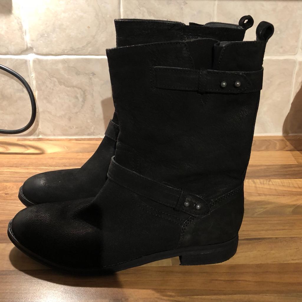 Carvela Kurt Geiger Black Suede Boots 6 In Bishopbriggs